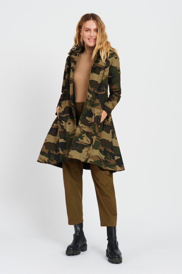 cappotto camouflage maison cherie