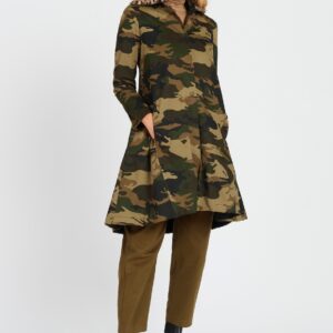 cappotto camouflage maison cherie