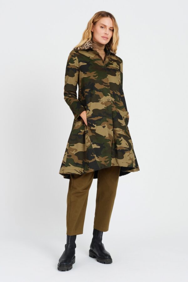 cappotto camouflage maison cherie