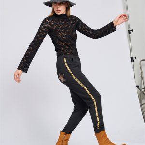 pantalone manhattan star Maison Cherie