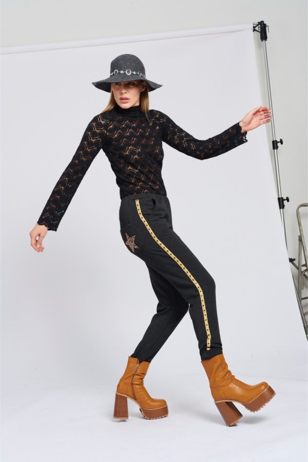 pantalone manhattan star Maison Cherie