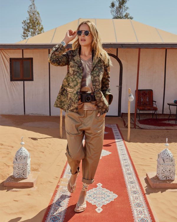 camo 19 jacket maison cherie