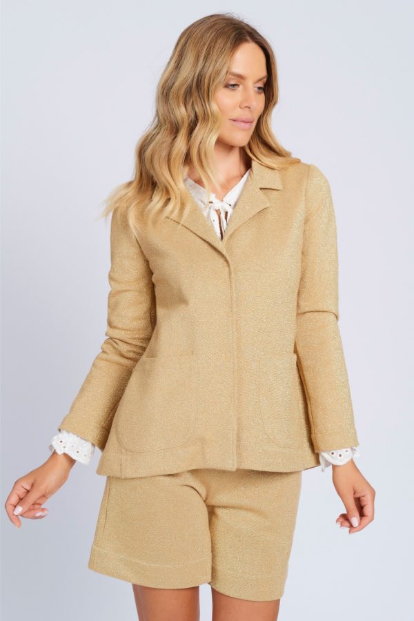 gold jacket maison chérie
