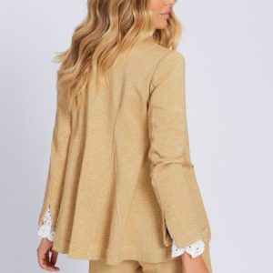 gold jacket maison chérie