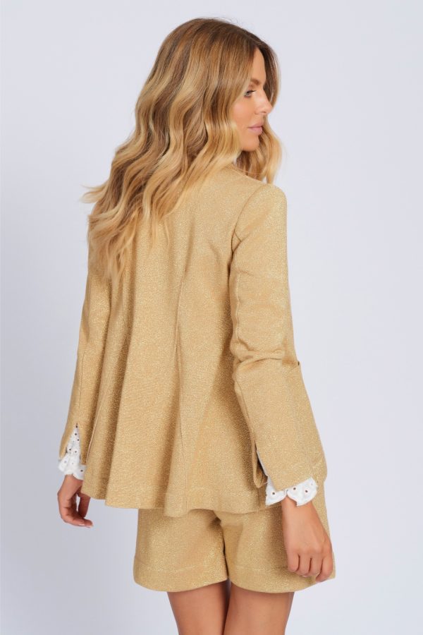 gold jacket maison chérie