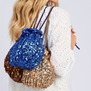 bon ton paillettes mini bag maison cherie
