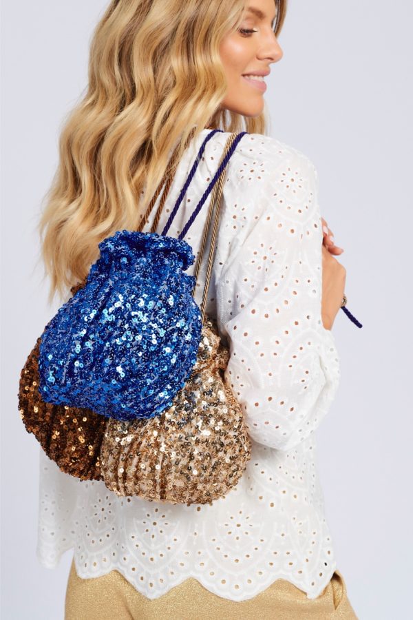 bon ton paillettes mini bag maison cherie