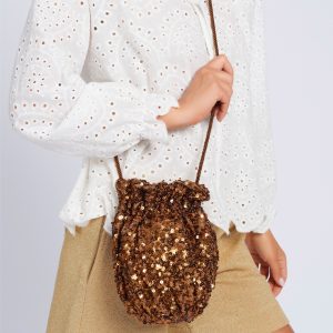 bon ton paillettes mini bag maison cherie