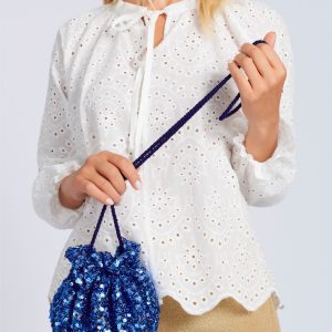 bon ton paillettes mini bag maison cherie