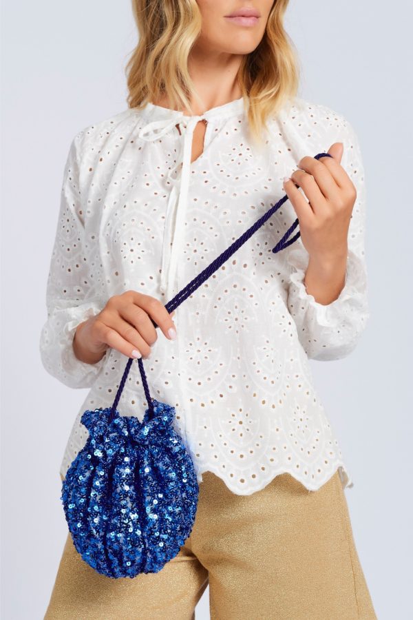 bon ton paillettes mini bag maison cherie