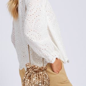 bon ton paillettes mini bag maison cherie