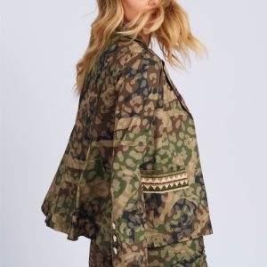 camo 19 jacket maison cherie
