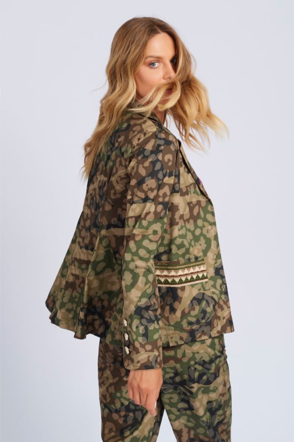 camo 19 jacket maison cherie