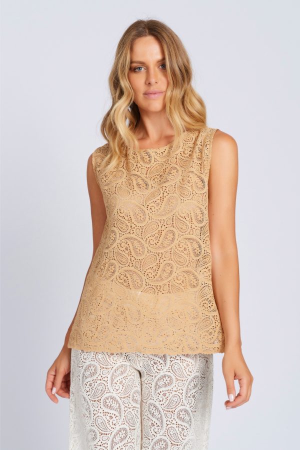 Odette lace Top Maison Cherie