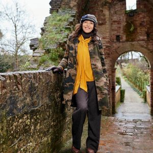 cappotto camouflage maison cherie