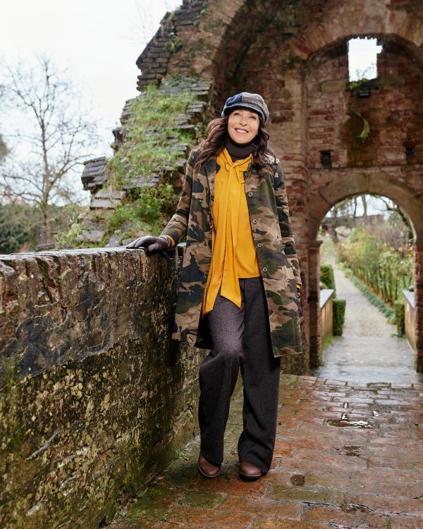 cappotto camouflage maison cherie