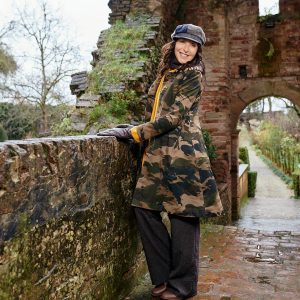 cappotto camouflage maison cherie