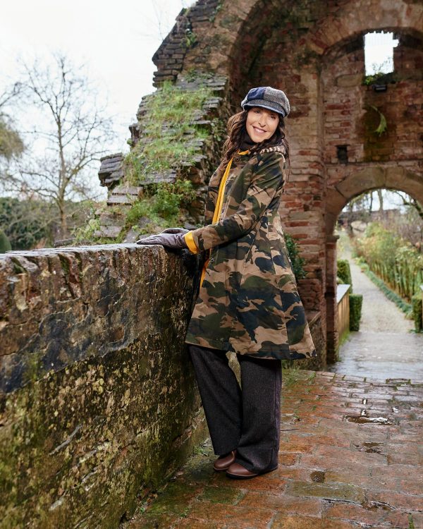 cappotto camouflage maison cherie