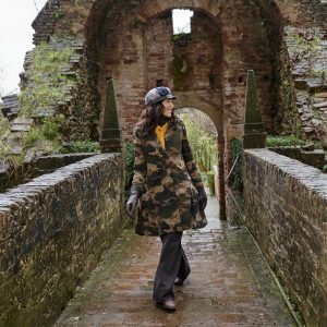 cappotto camouflage maison cherie