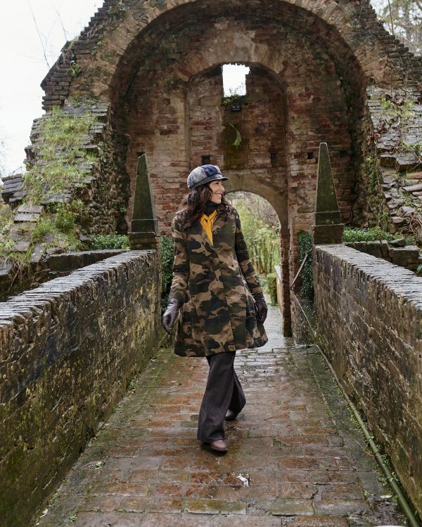 cappotto camouflage maison cherie