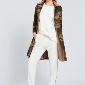 cappotto camouflage maison cherie