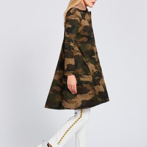 cappotto camouflage maison cherie