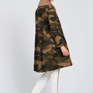 cappotto camouflage maison cherie