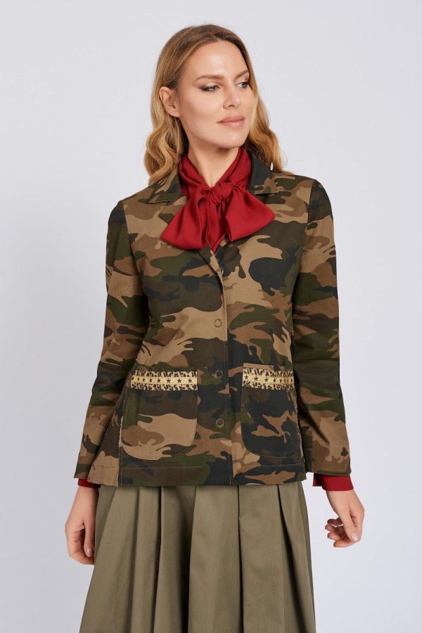 giacca camo 20 maison cherie