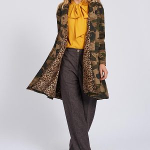 cappotto camouflage maison cherie