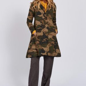 cappotto camouflage maison cherie