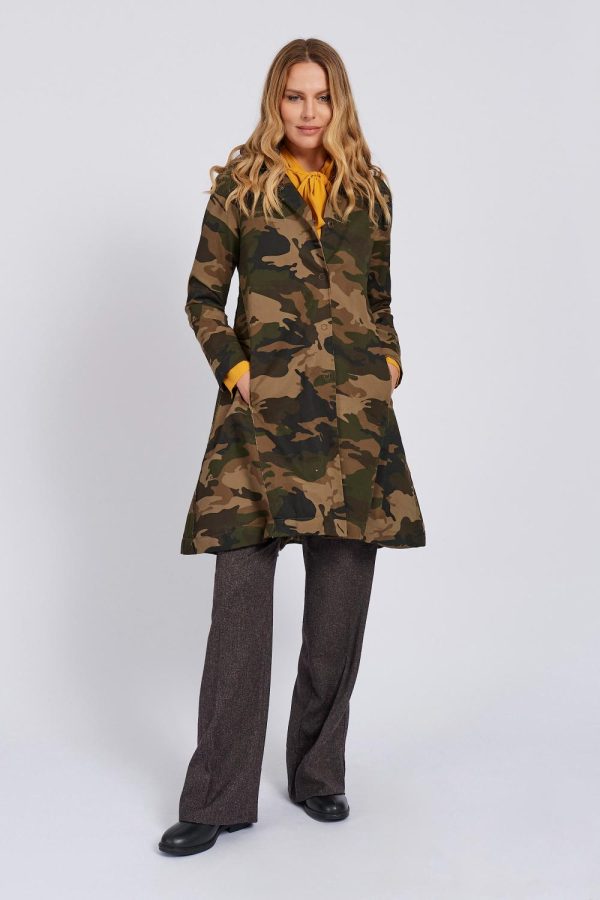 cappotto camouflage maison cherie