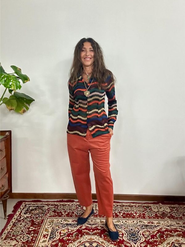 pantalone frenz 1000 righe maison cherie