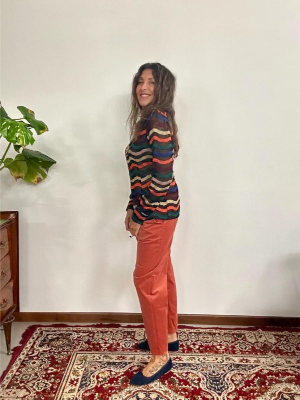 pantalone frenz 1000 righe maison cherie