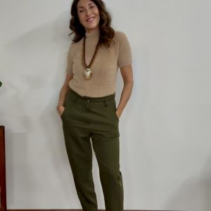 trousers frenz gabardin maison cherie