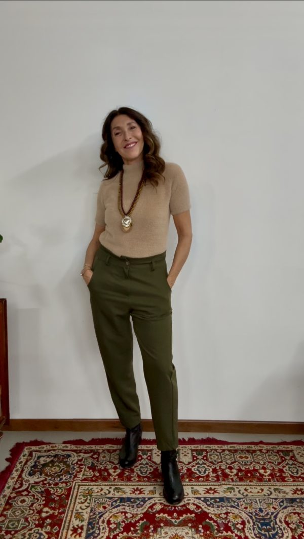 pantalone frenz gabardin maison cherie