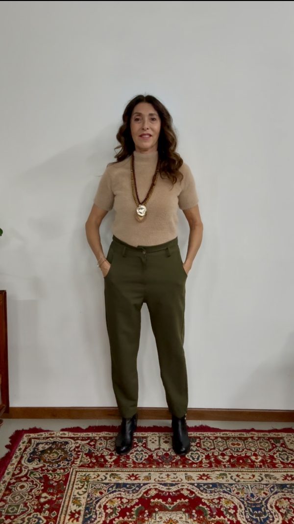 pantalone frenz gabardin maison cherie