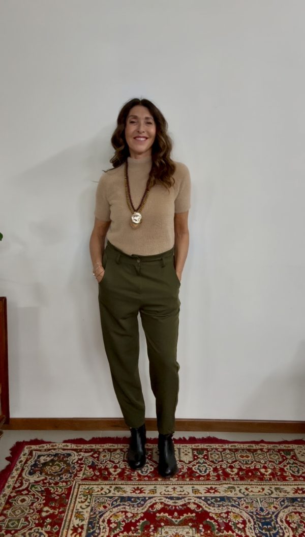 pantalone frenz gabardin maison cherie