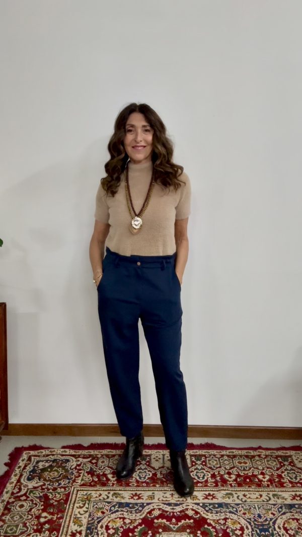 pantalone frenz gabardin maison cherie