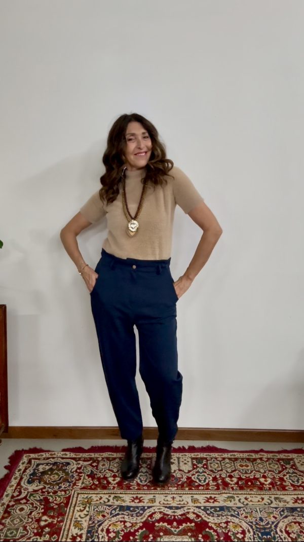 pantalone frenz gabardin maison cherie