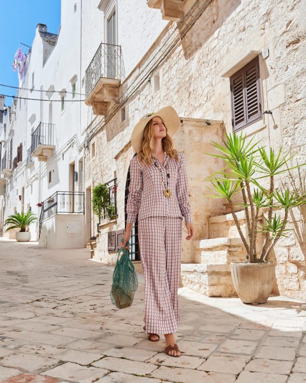 pantalone ceglie maison cherie
