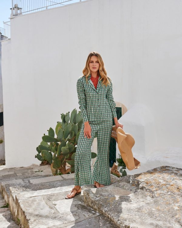 pantalone ceglie maison cherie