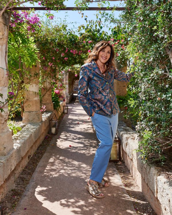 pantalone frenz gessato maison cherie