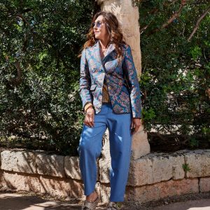 pantalone frenz gessato maison cherie