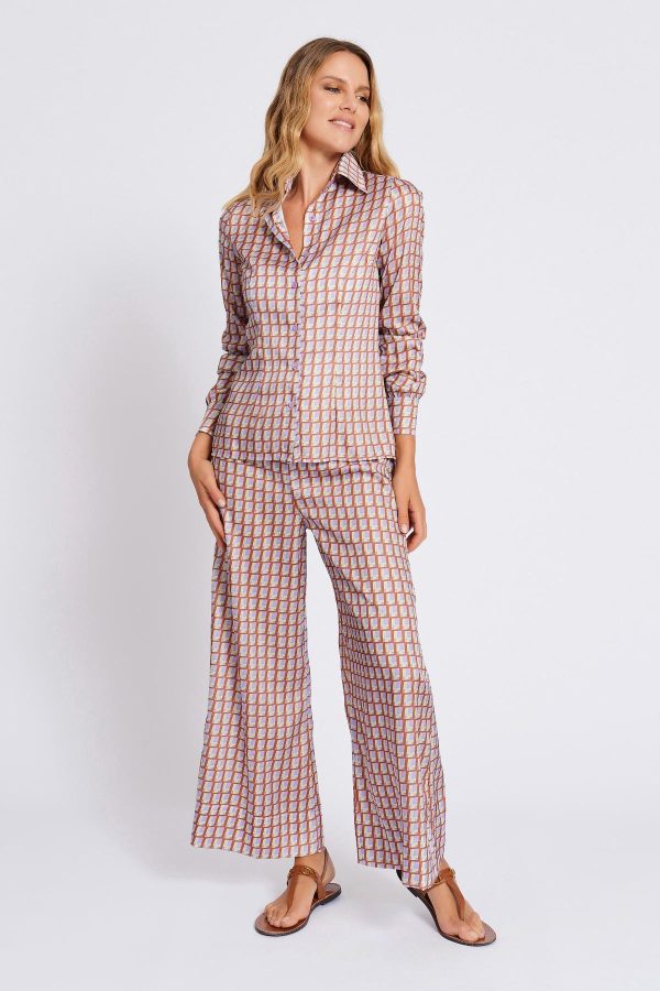 pantalone ceglie maison cherie