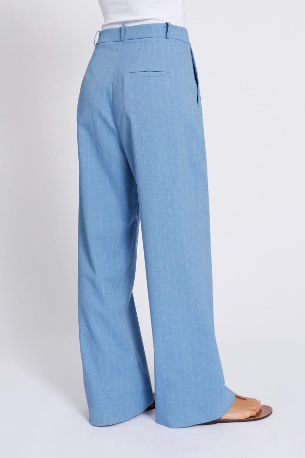 pantalone bitonto gessato maison cherie