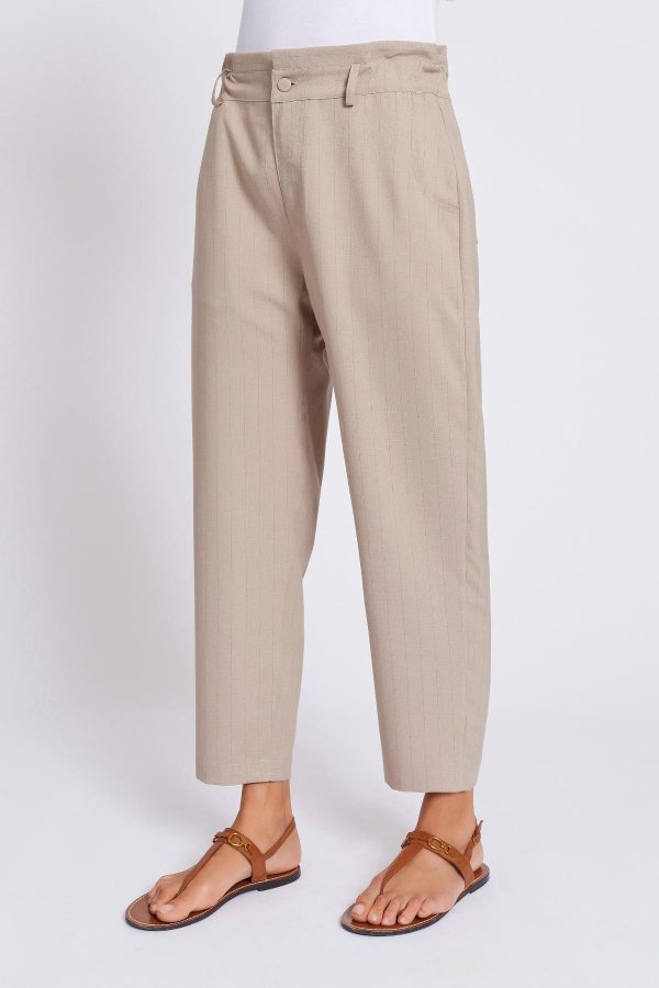 pantalone frenz gessato maison cherie