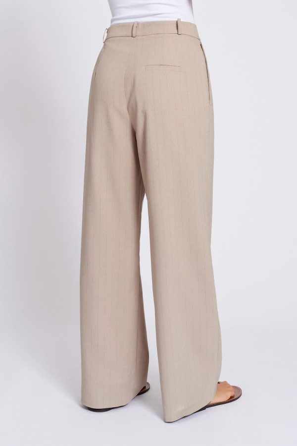 pantalone bitonto gessato maison cherie