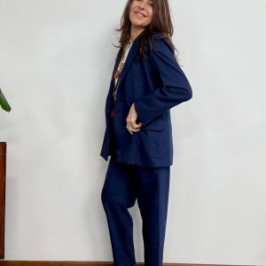 giacca blazer oxford maison cherie