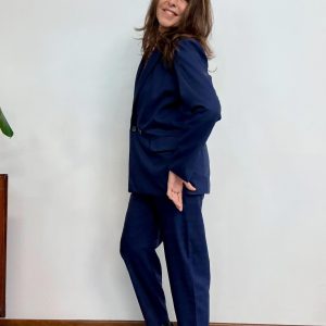 giacca blazer oxford maison cherie