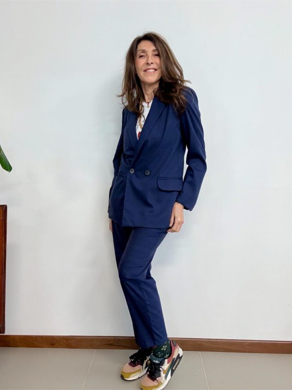 giacca blazer oxford maison cherie